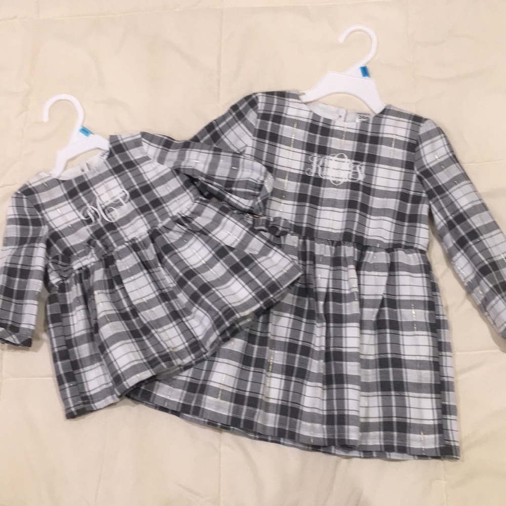 Sister set! 3M & 24M long sleeve dresses